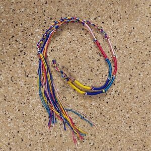 Vsco friendship bracelets woven string adjustable